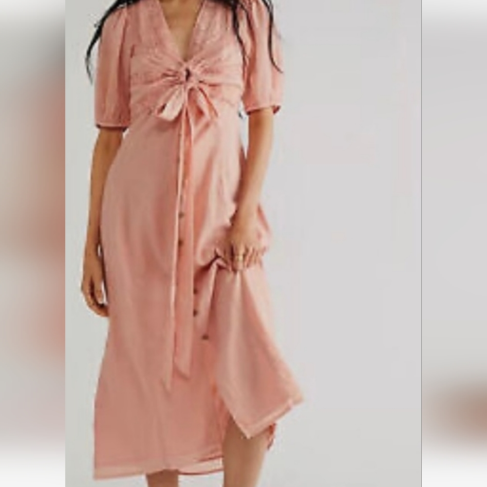 Free People Keep it Romantic Midi Dress